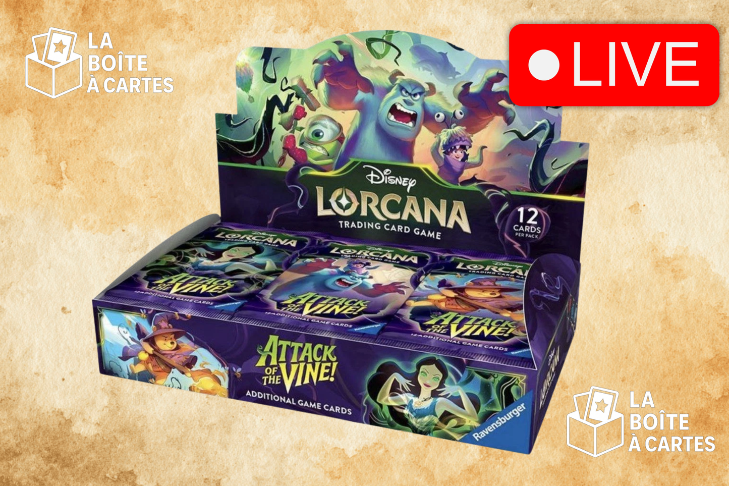 Booster box Attack of the Vine - Lorcana
