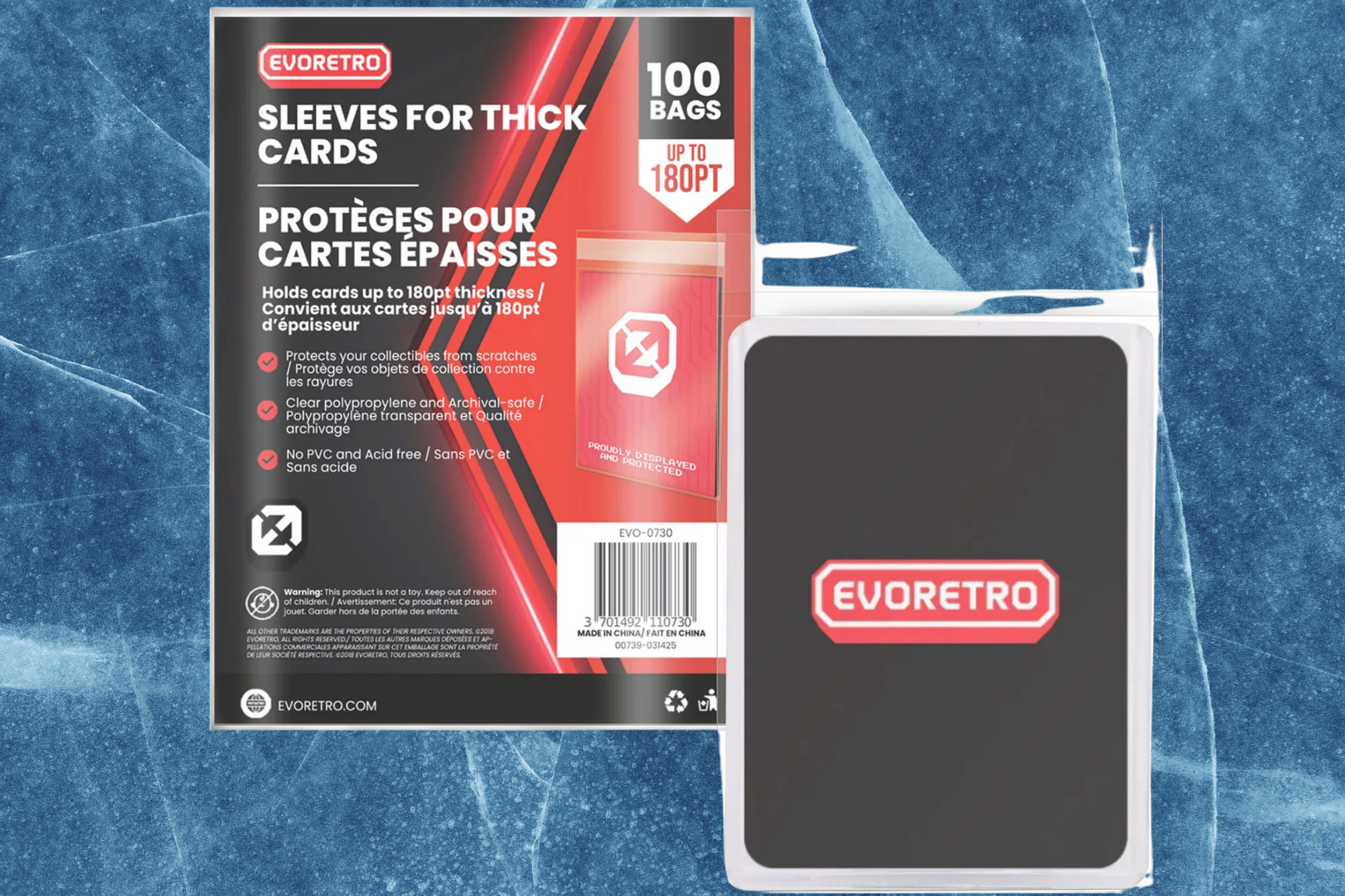 100 PREMIUM PENNY SLEEVES GRANDEUR CARTES ÉPAISSES