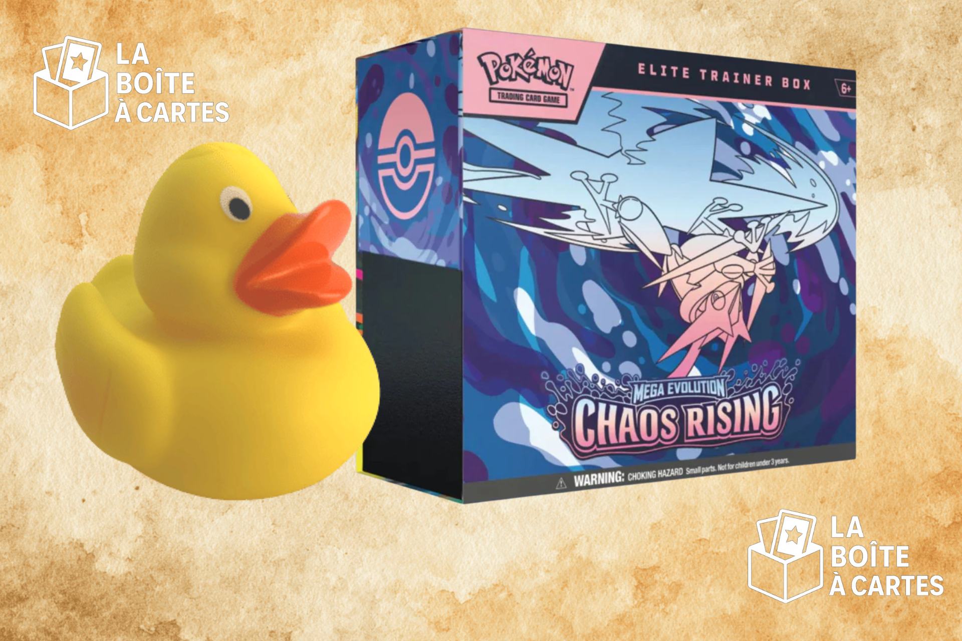 Elite trainer box Chaos Rising - course de canard