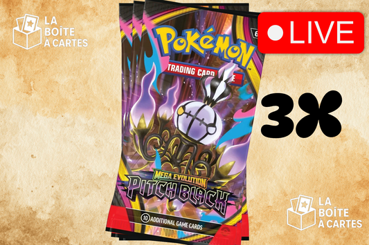 3 paquets Pitch Black - Pokemon