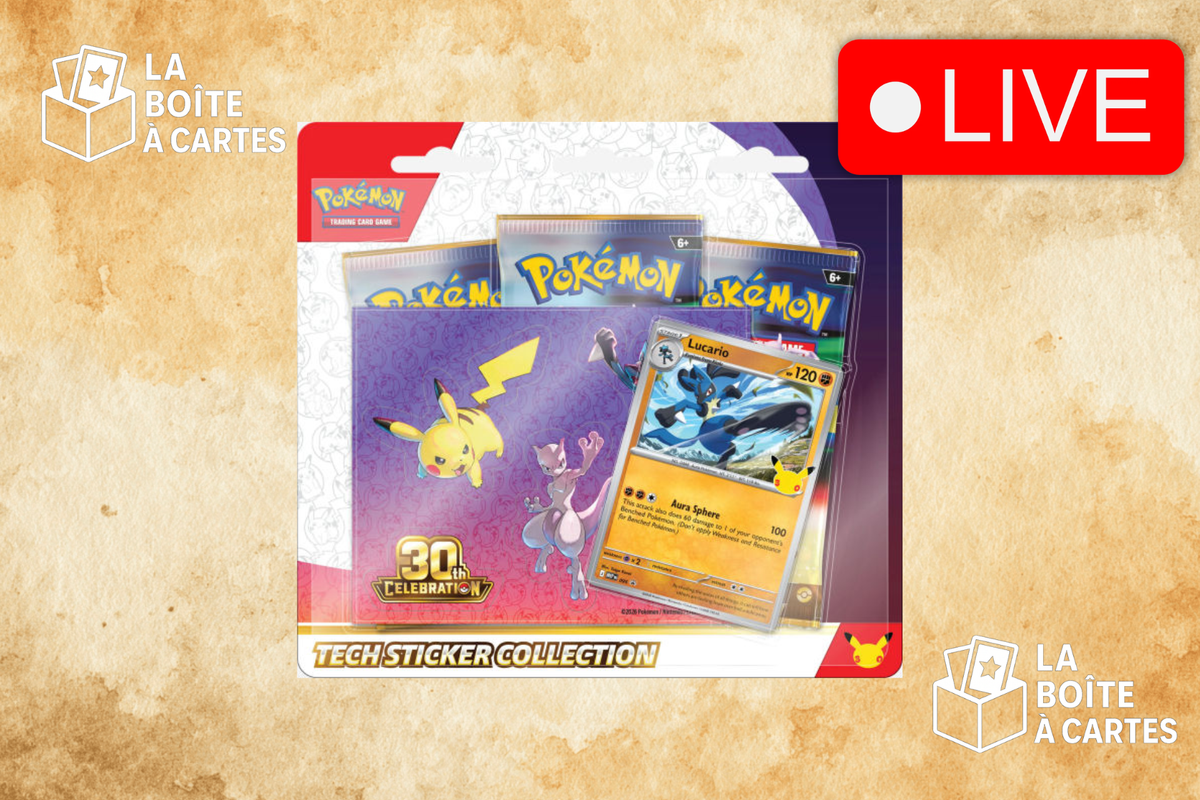 30th Sticker Tech Collection - Pokemon