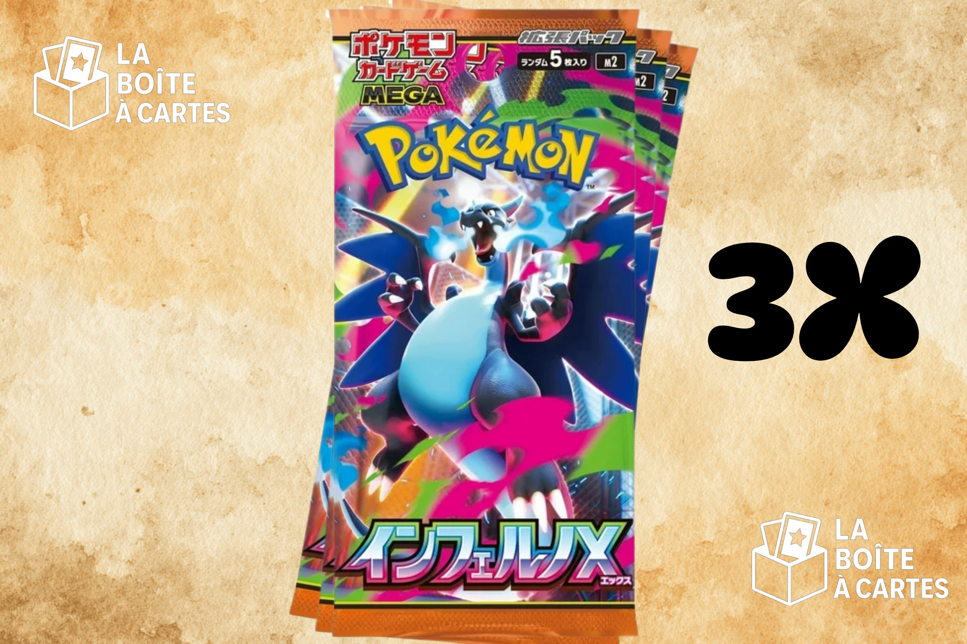 3 paquets Inferno X - Pokemon