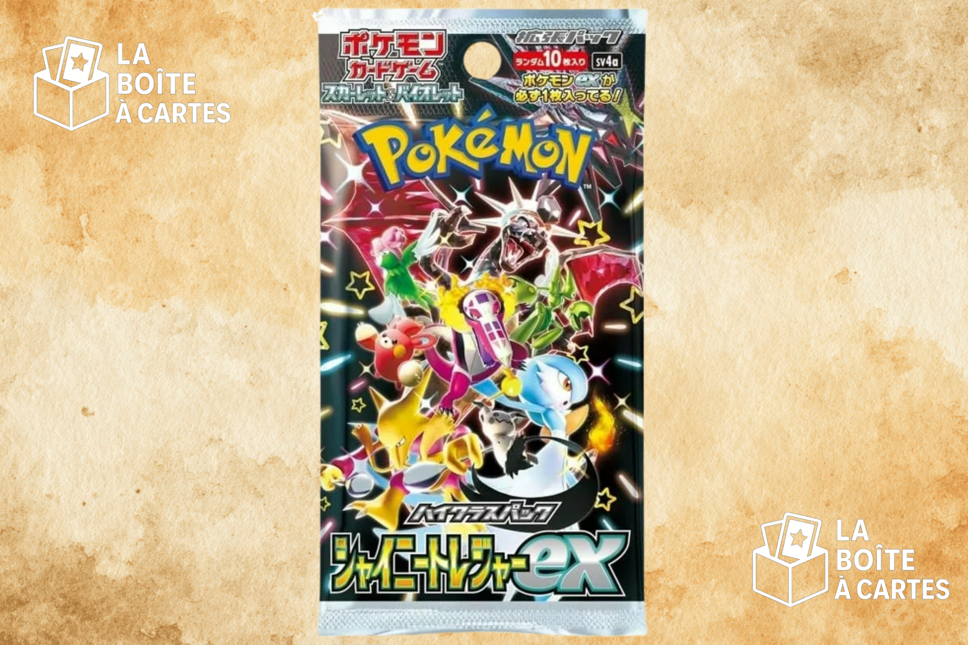 Paquet à l'unité Shiny Treasure ex - Pokemon