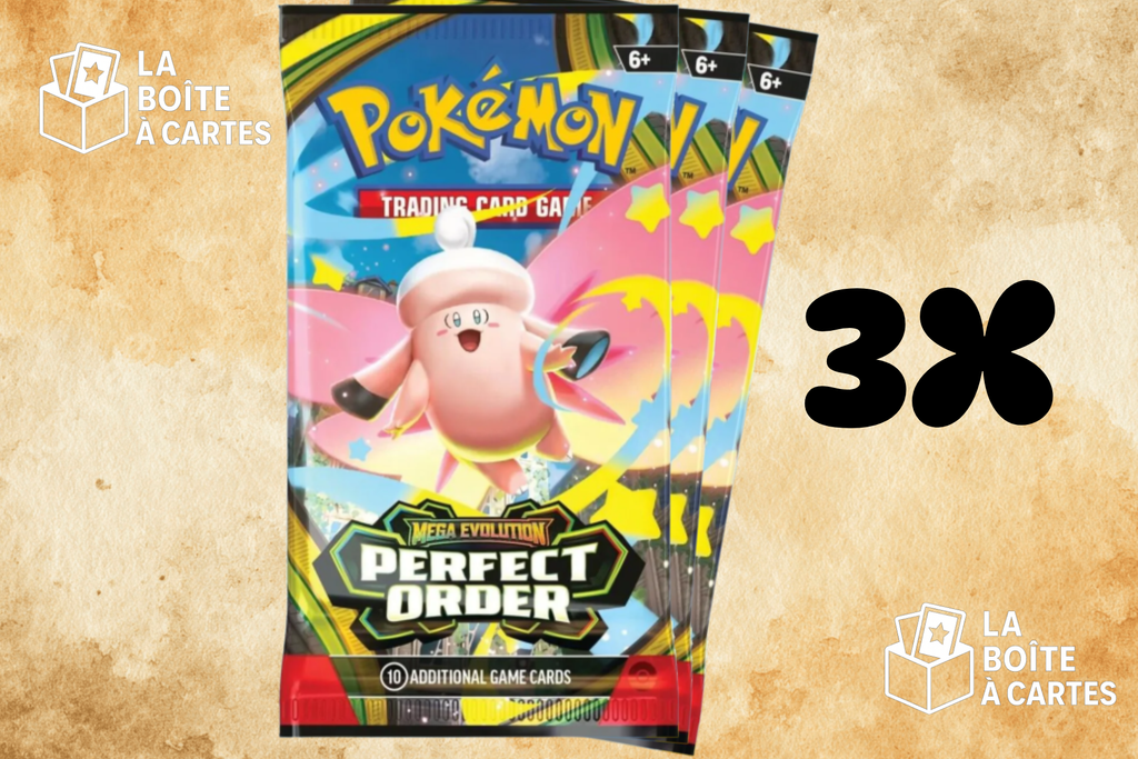 3 paquets Perfect Order - Pokemon