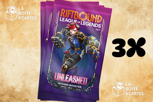 3 paquets Riftbound Unleashed