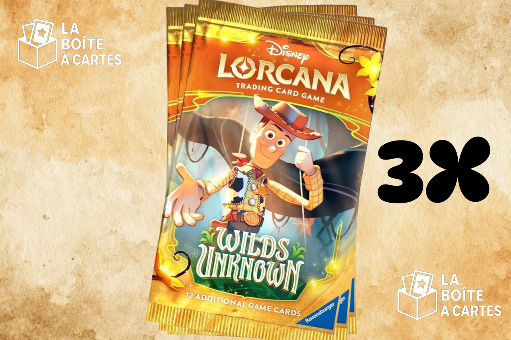 3 paquets Wilds unknown - Lorcana
