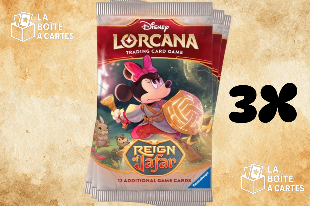 3 paquets Reign of Jafar - Lorcana