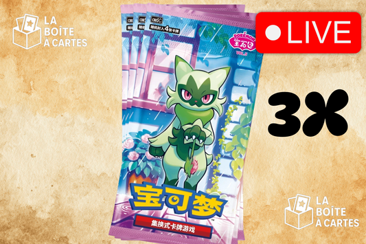 3 paquets Gem Pack vol. 5 (chinois) - Pokemon