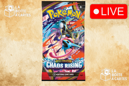 Paquet à l'unité Chaos Rising - Pokemon