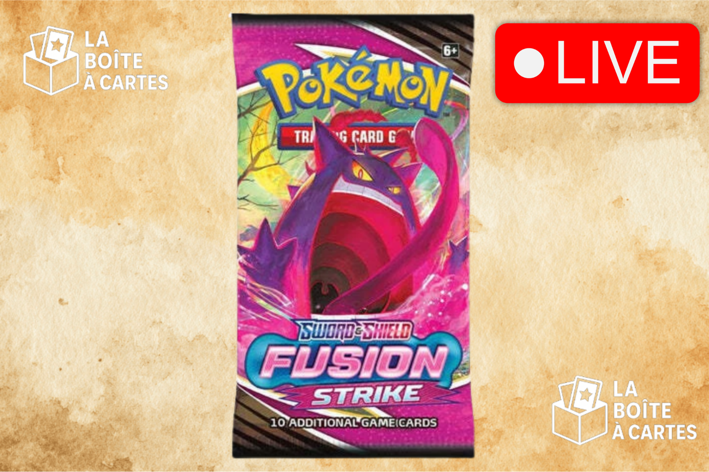 Paquet à l'unité Fusion Strike - Pokemon