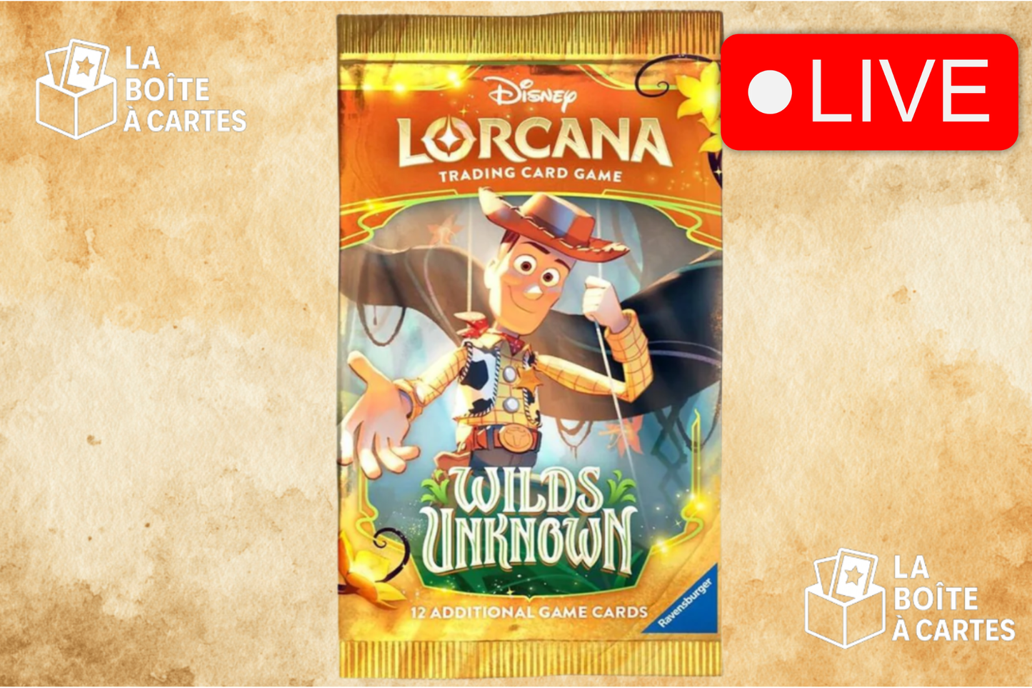 3 paquets Wilds unknown - Lorcana