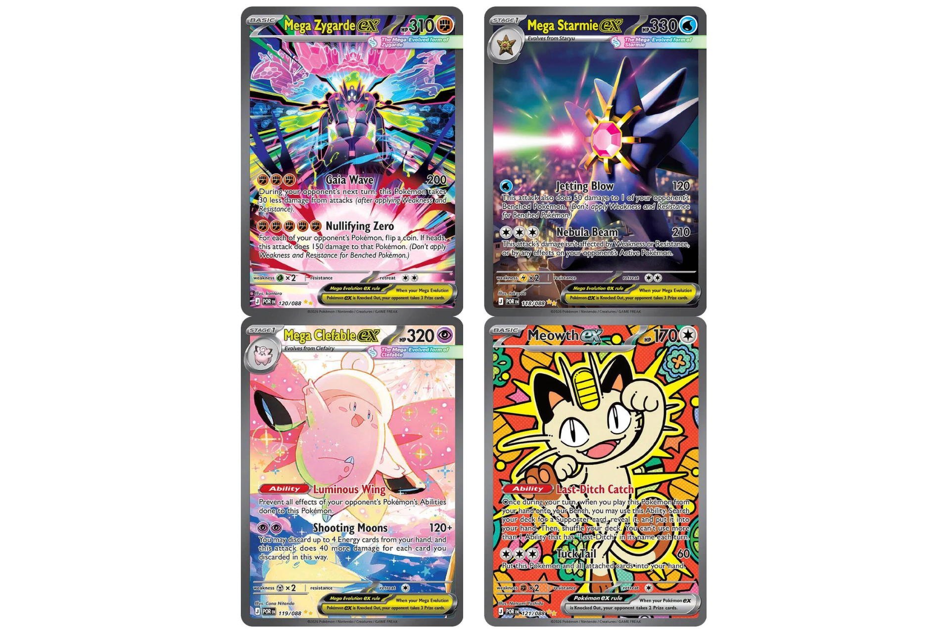 3 paquets Perfect Order - Pokemon