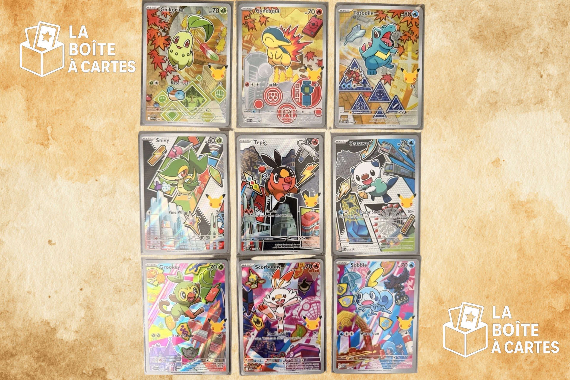 First Partner Illustration Collection serie 2 - Pokemon