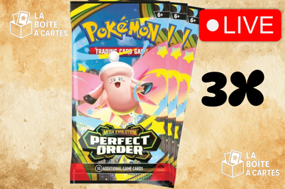 3 paquets Perfect Order - Pokemon