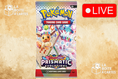 Paquet à l'unité Prismatic Evolutions - Pokemon